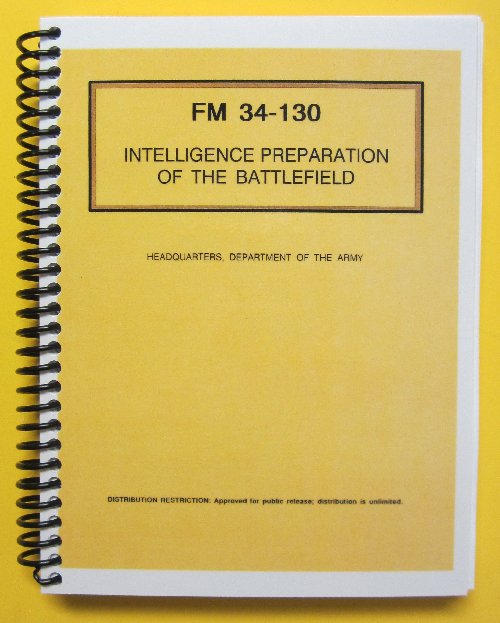 FM 34-130 Intelligence Prep of the Battlefield